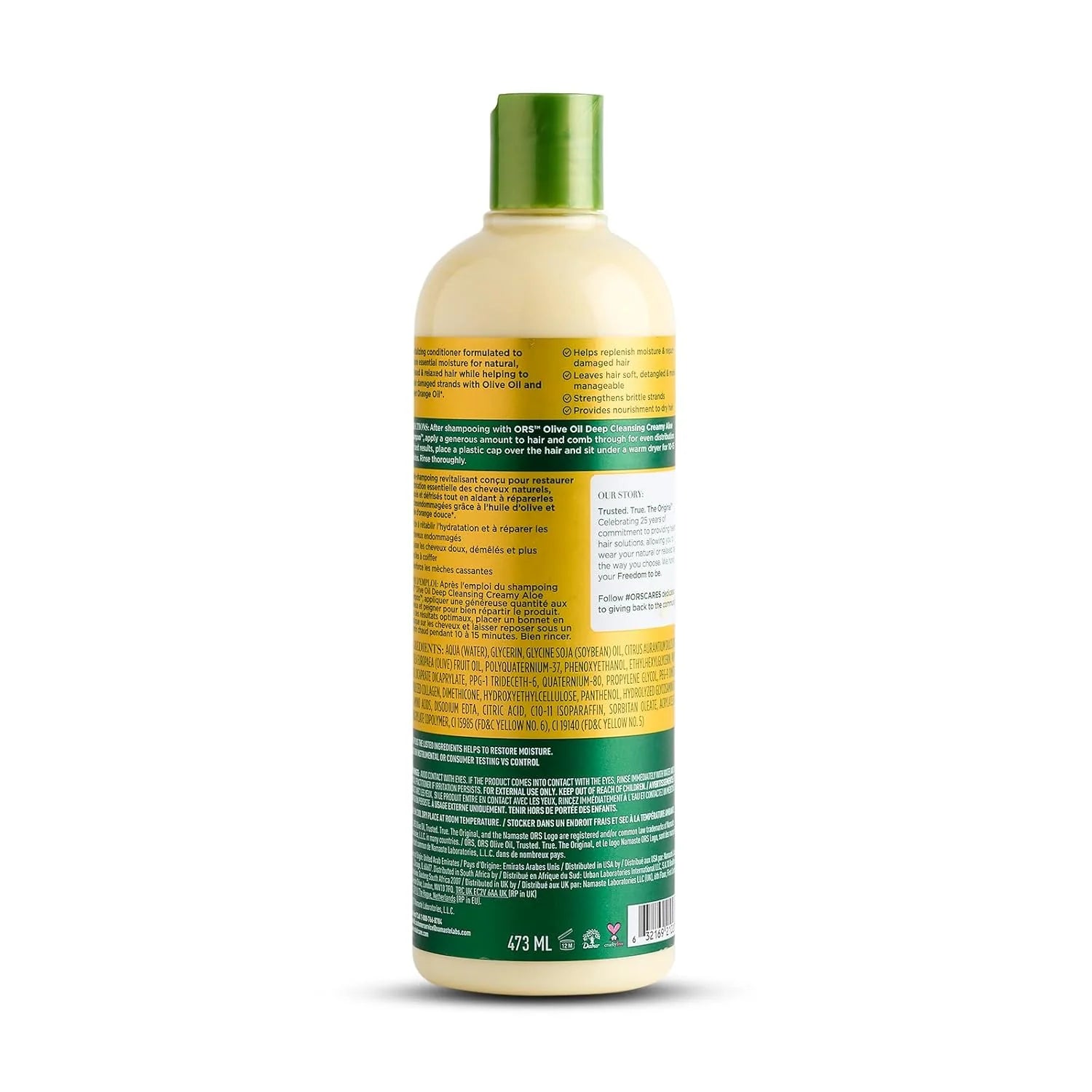 ORS Olive Oil Strengthen and Nourish Replenishing Conditioner Infused with Sweet Orange Oil For Revitalizing Moisture