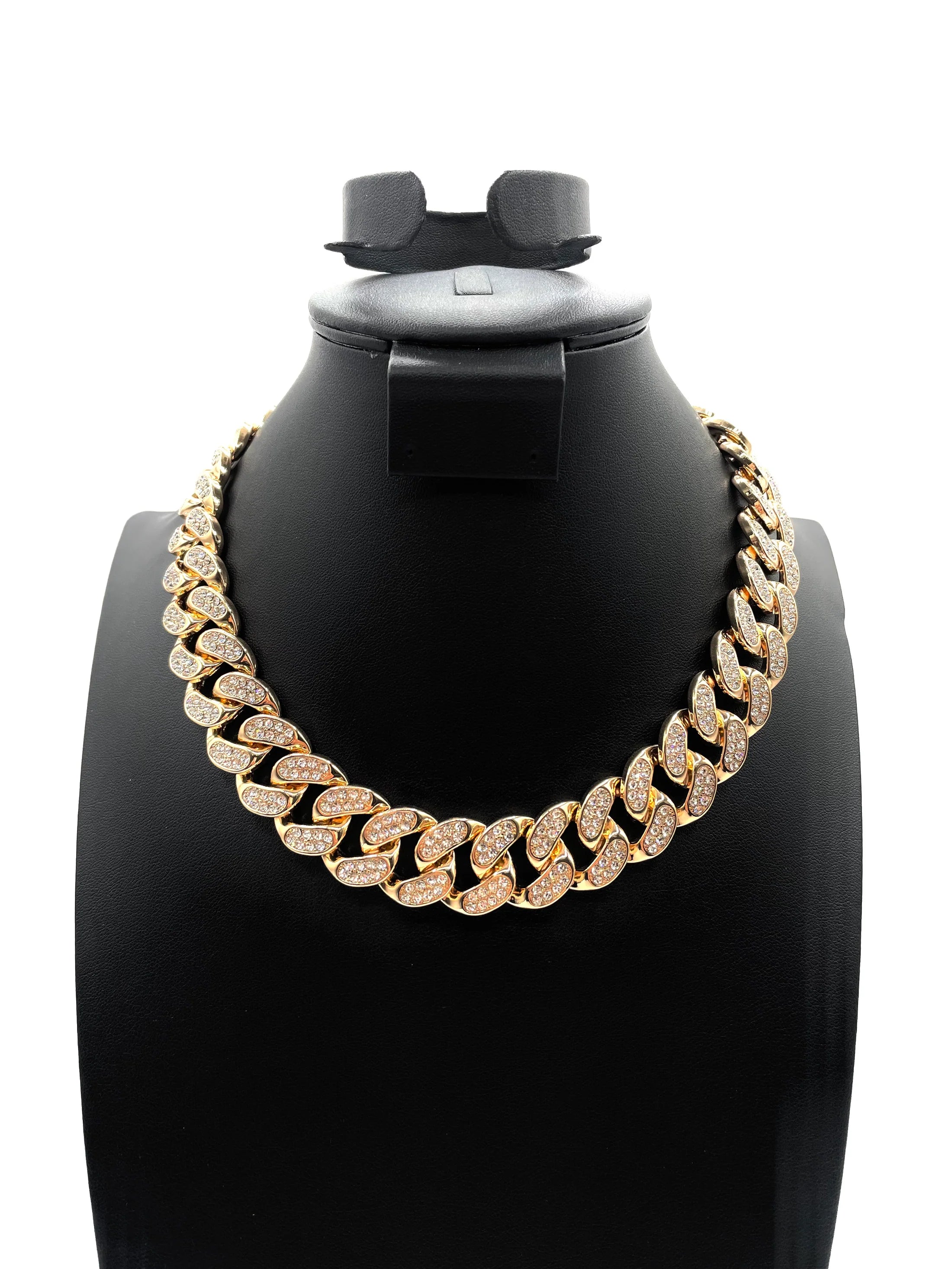 ICED OUT Diamond Necklace 14K Gold Plated