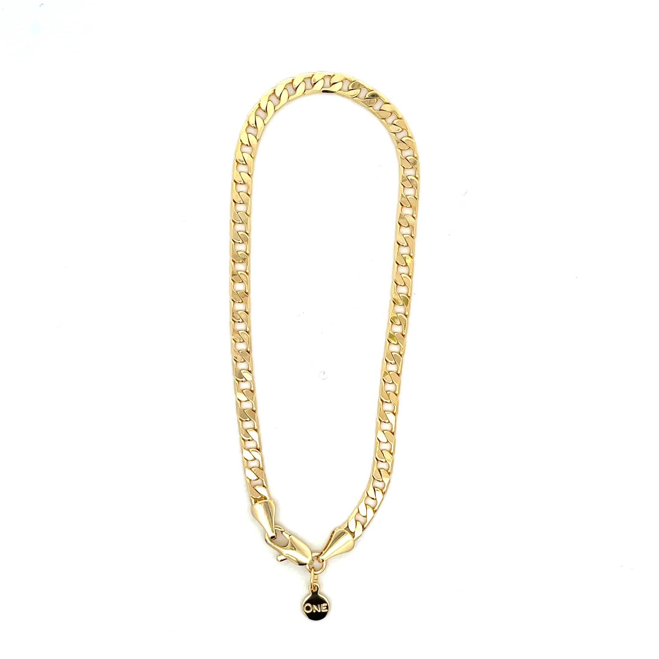 THE ONE - Bracelet 14K W GOLD Plated