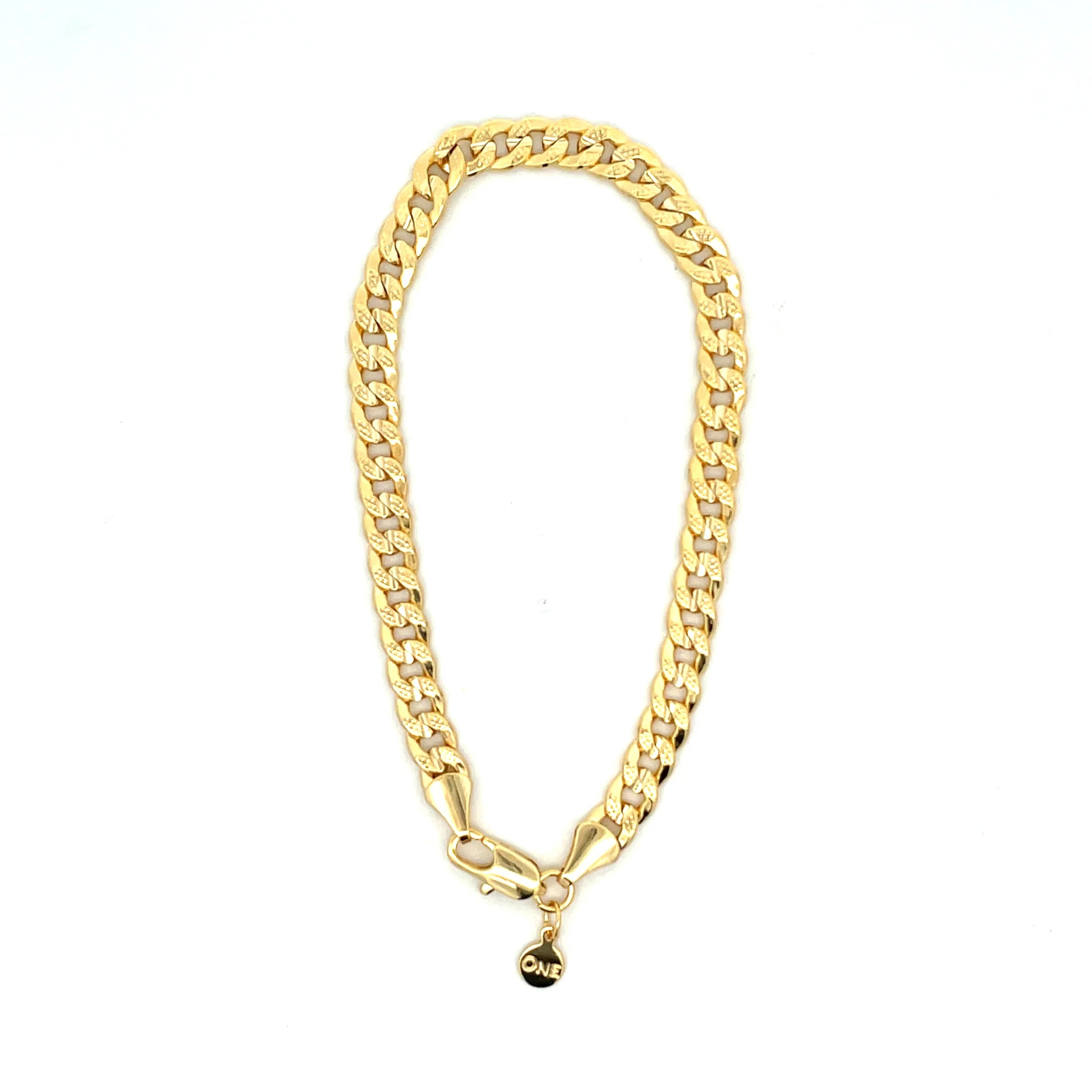 THE ONE - Bracelet 14K W GOLD Plated