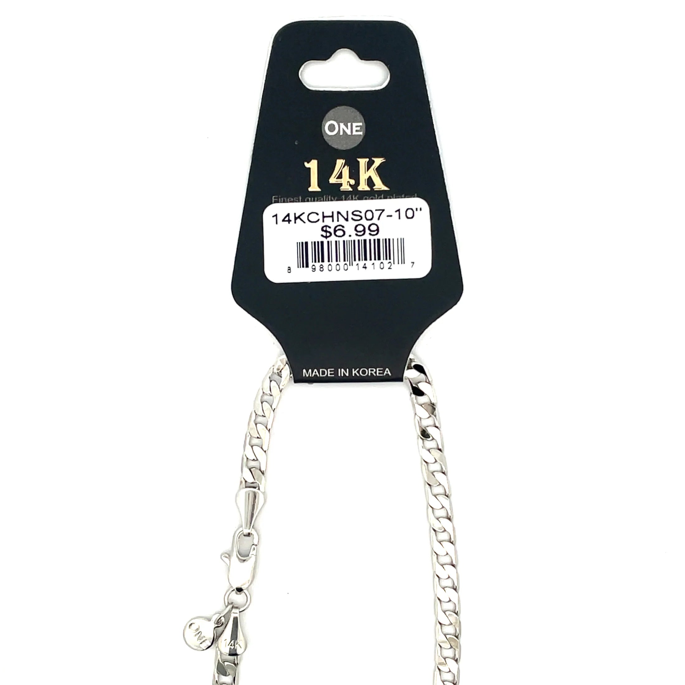 THE ONE - Bracelet 14K W GOLD Plated