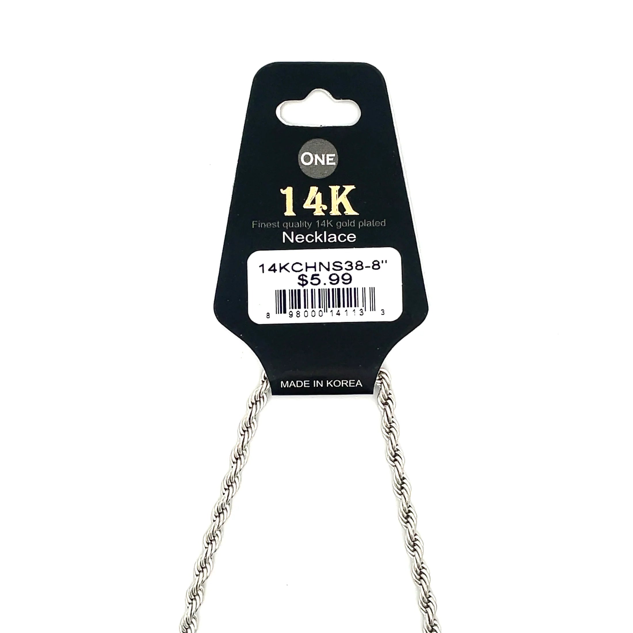 THE ONE - Bracelet 14K W GOLD Plated