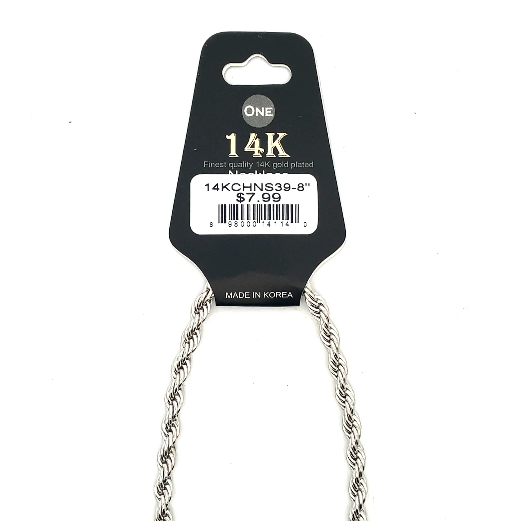THE ONE - Bracelet 14K W GOLD Plated