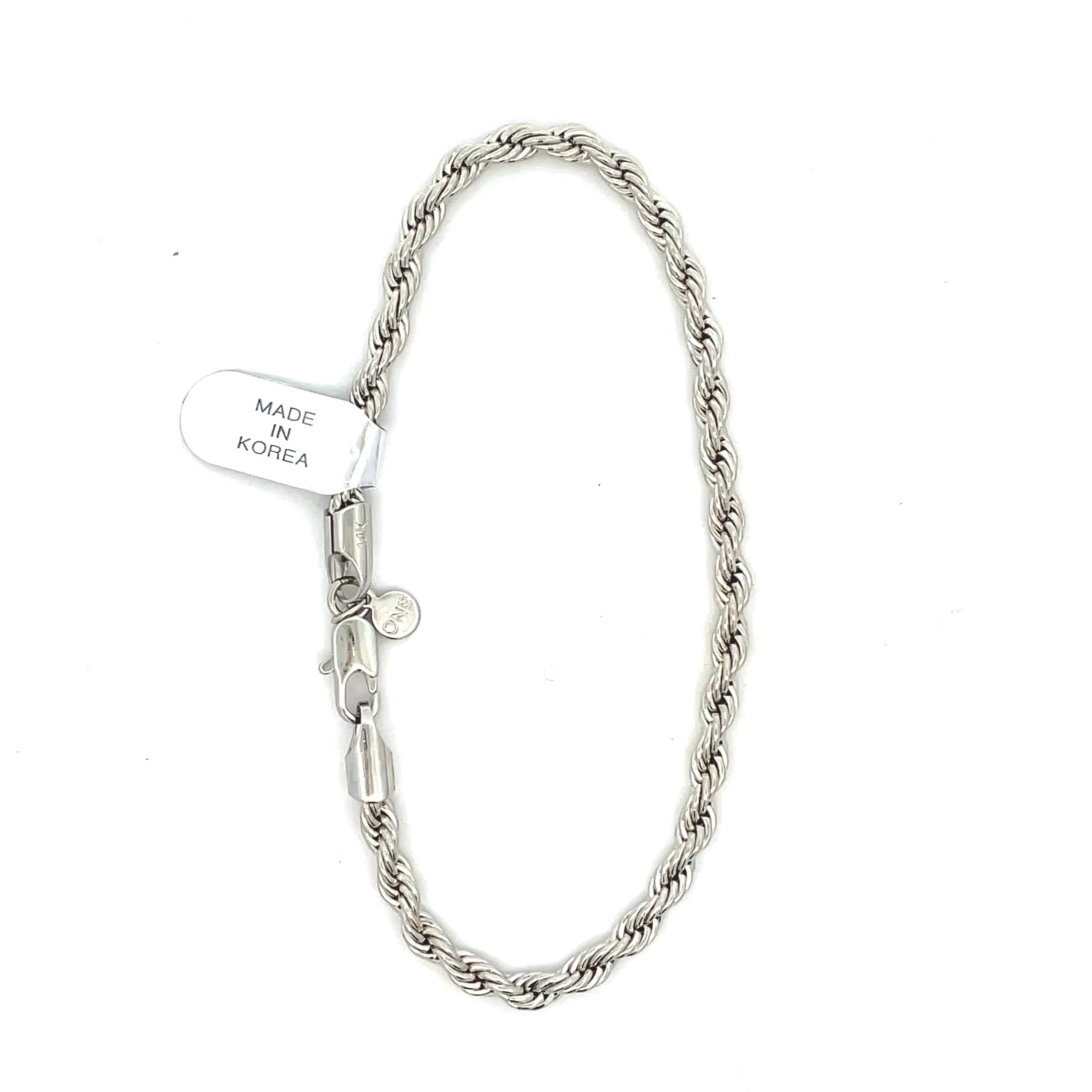 THE ONE - Bracelet 14K W GOLD Plated