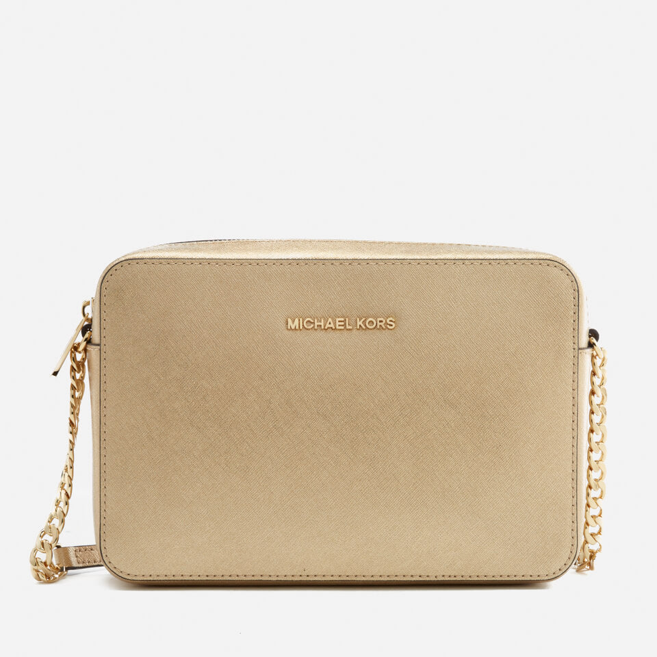 Michael Kors Jet Set LG EW Crossbody Pale Gold image 0