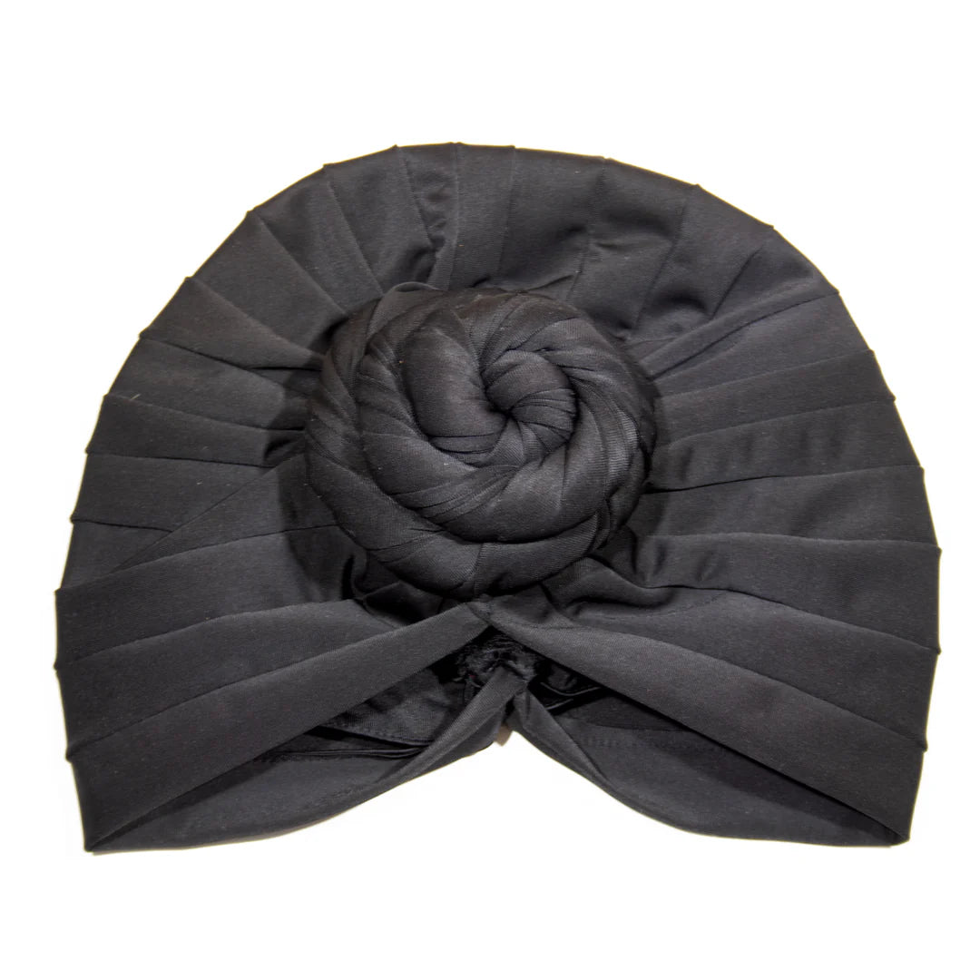 EVOLVE® Top Knot Turban Black #328 image 1
