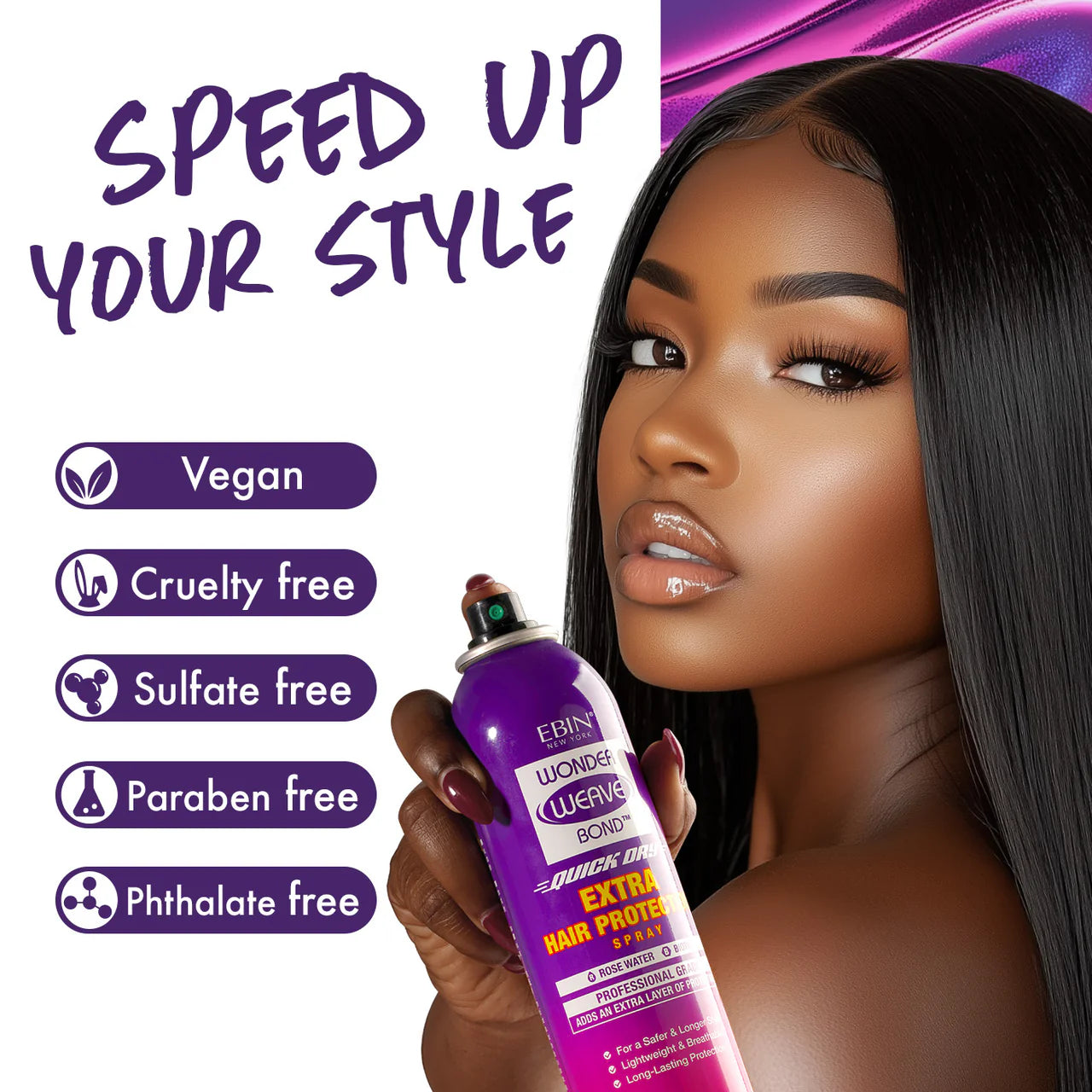 EBIN® NY Wonder Weave Bond Extra Hair Protection Spray image 4