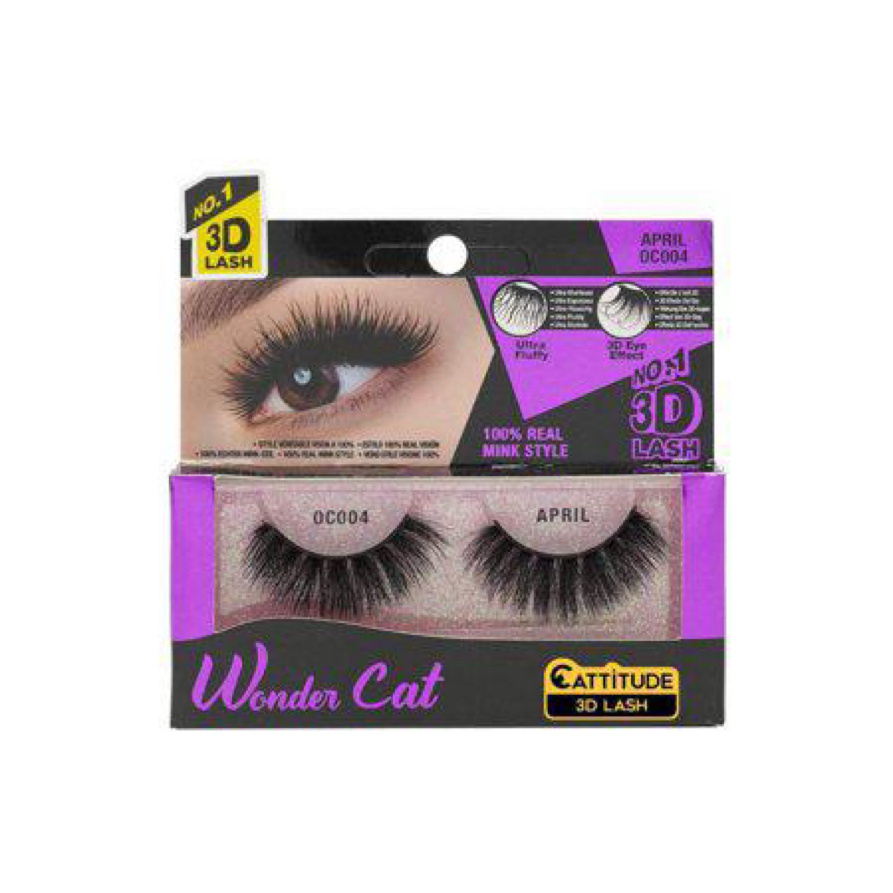 Ebin Wondercat April Lashes OC004 image 0