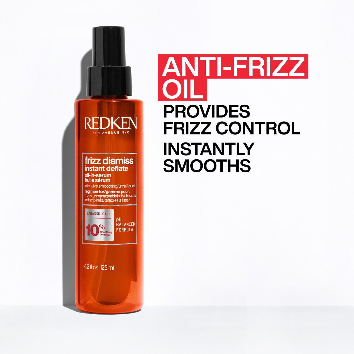 REDKEN® Frizz Dismiss Instant Deflate Leave-In Smoothing Oil Serum image 1
