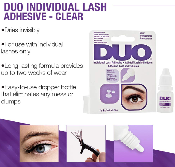 DUO Lash Adhesive for False Individual Lashes Clear