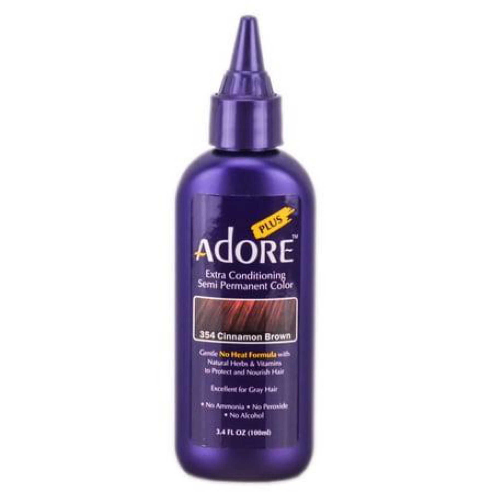 354 Cinnamon Brown - 3.4 fl oz Adore Plus Semi Permanent Color image 0