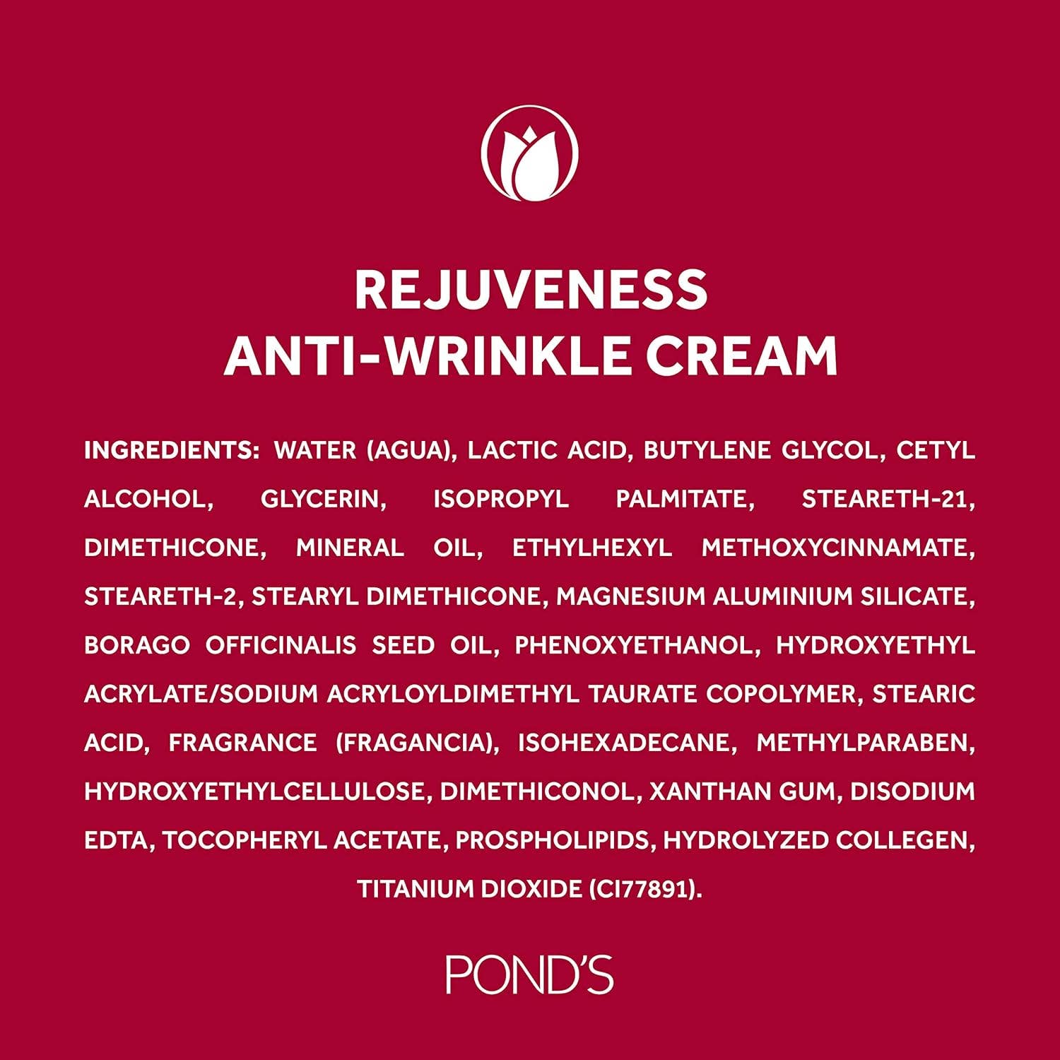 POND’S Rejuveness Anti-Wrinkle Cream