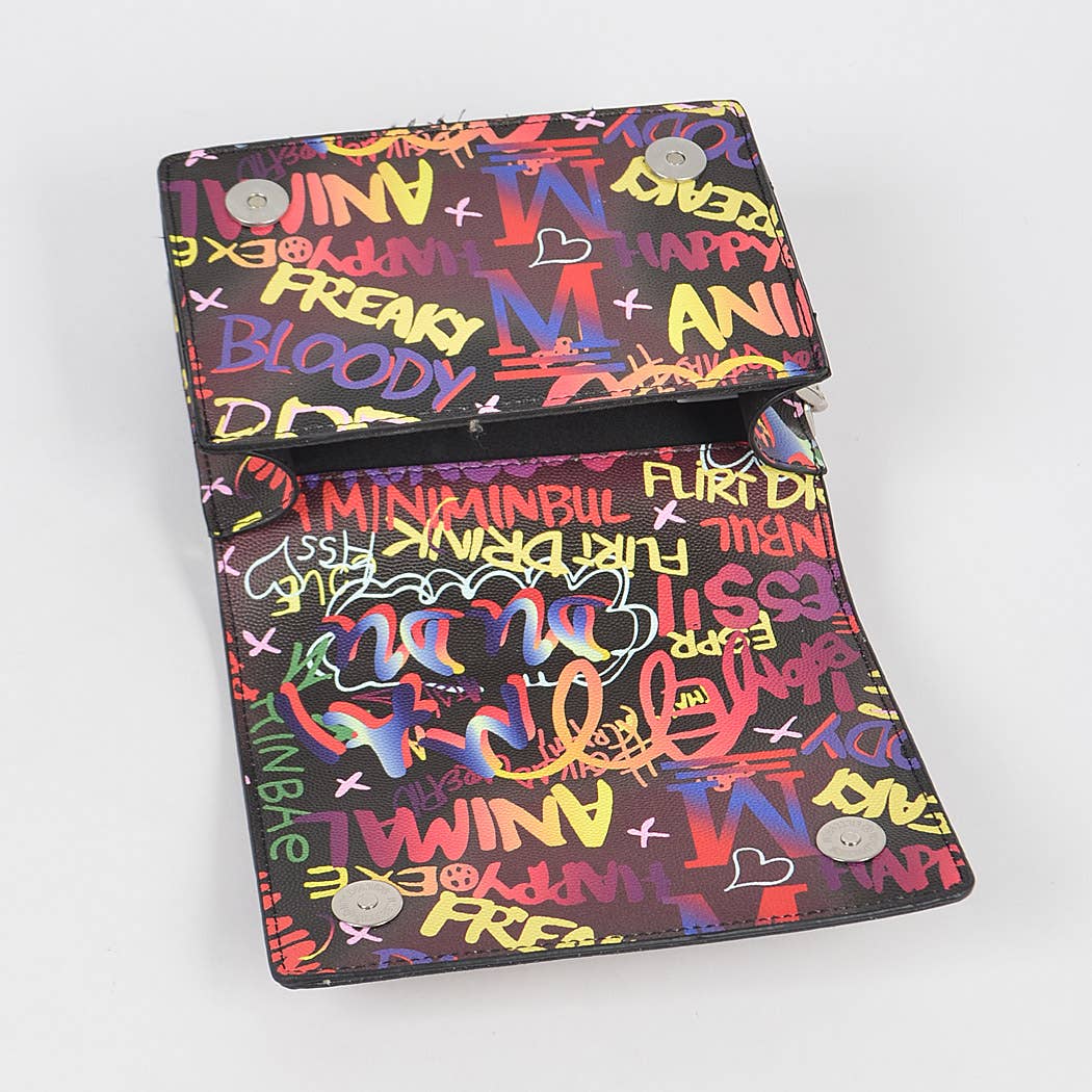 Graffiti OS Chain Crossbody Bag