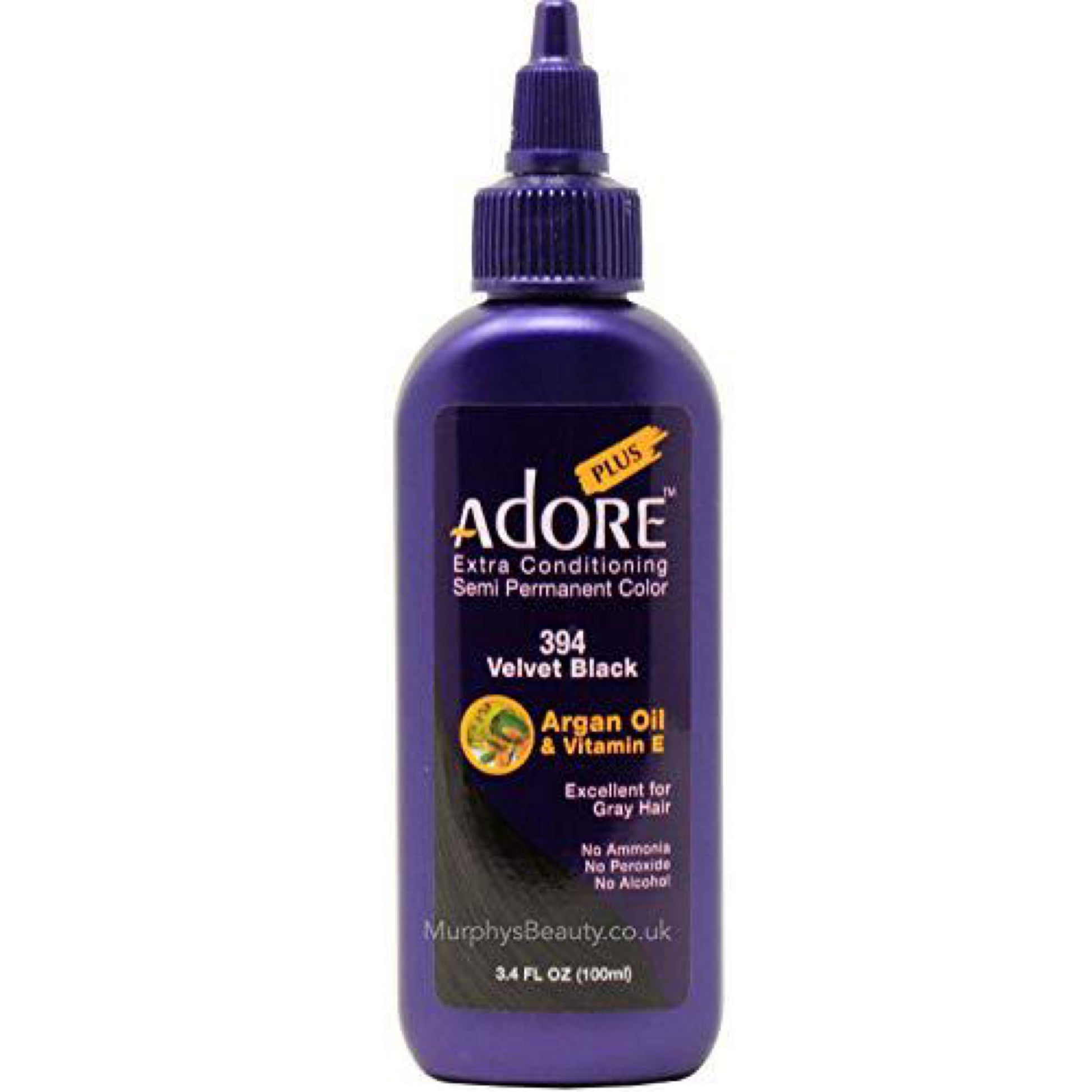 394 Velvet Black - 3.4 fl oz Adore Plus Semi Permanent Color image 0