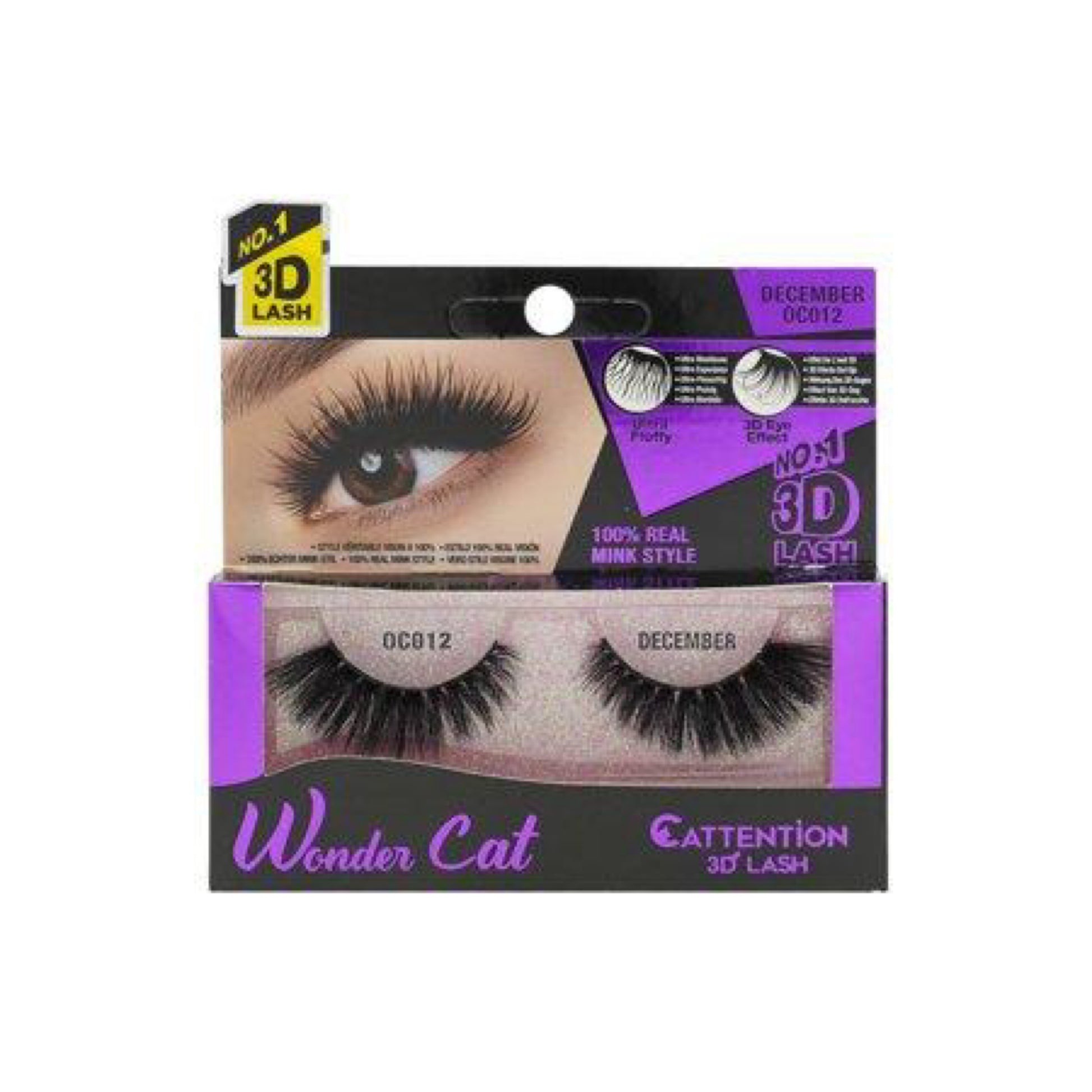Ebin Wondercat December Lashes OC012 image 0