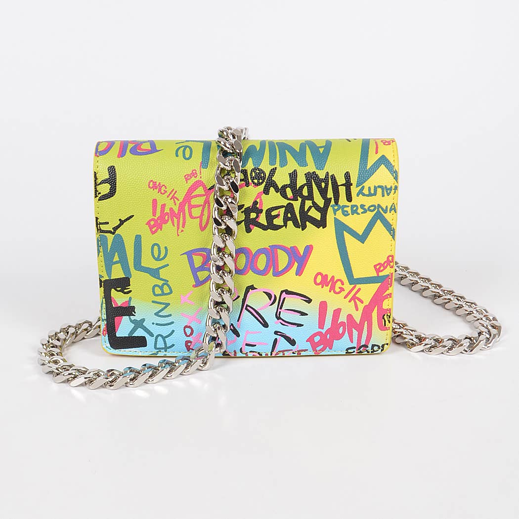 Graffiti OS Chain Crossbody Bag