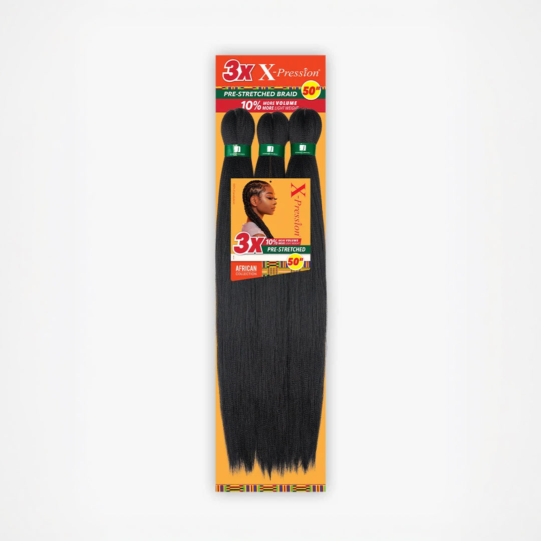 3X X-Pression Pre-Stretched Braid 50" image 0