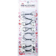 Joy Twin beads Ponytailer 8ct Asst Silver