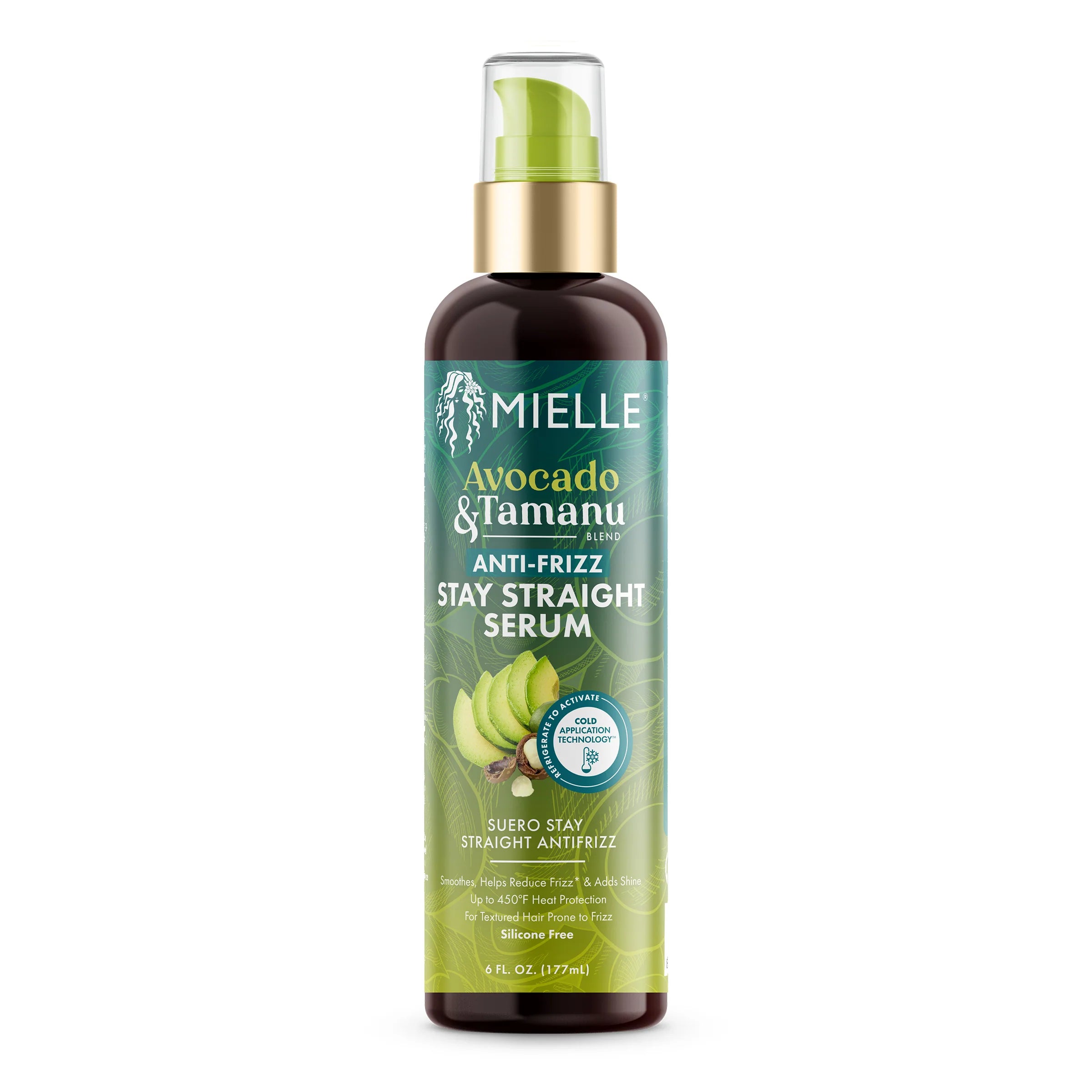 Mielle® Avocado & Tamanu Anti-Frizz Stay Straight Serum